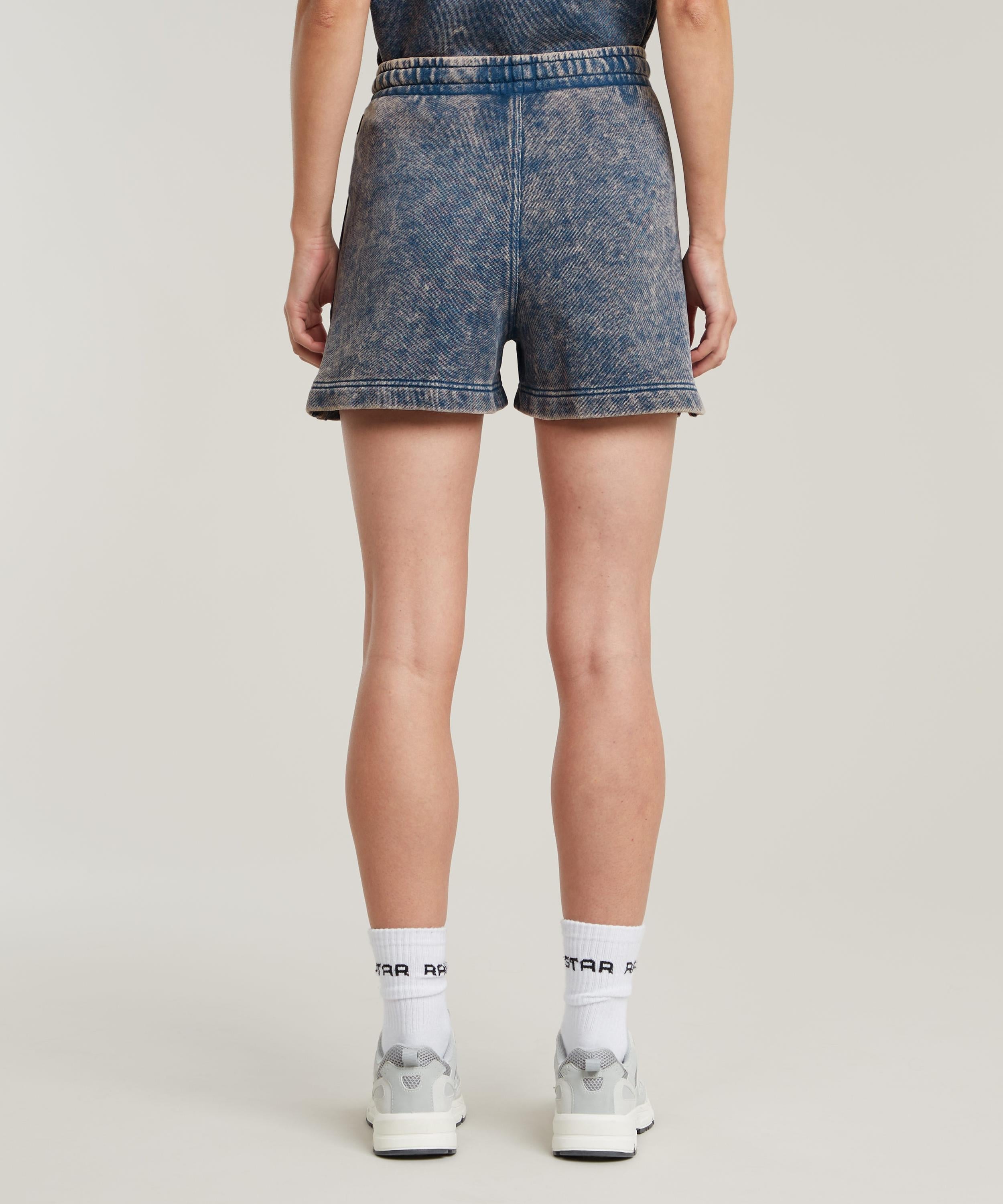 【公式ショップ】OVERDYED SWEAT SHORTS/ヴィンテージライクオーバーダイスウェットショートパンツ ジースターロゥ パンツ その他のパンツ ブルー