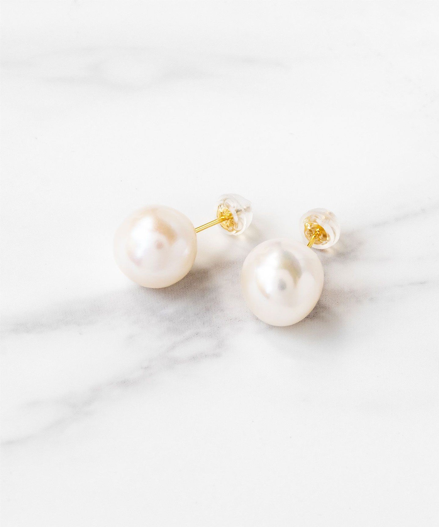 TOCCA 【WEB限定】NUANCE PEARL PIERCED EARRINGS M K18淡水パール ピアス M トッカ アクセサリー・腕時計 ピアス ゴールド【送料無料】