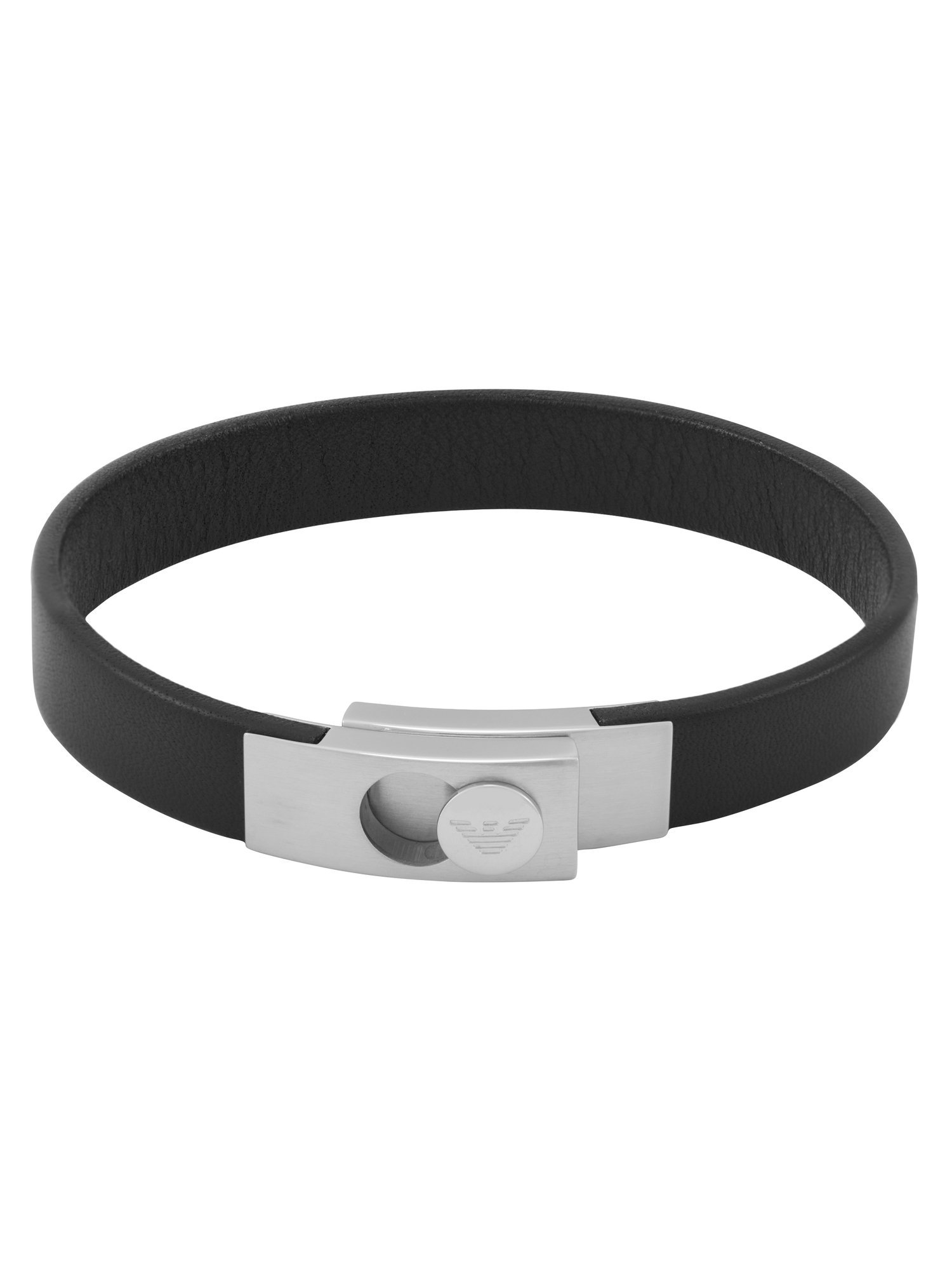EMPORIO ARMANI Black Bracelet EGS3087040 ウォッチステーションインターナショナル アクセサリー 腕時計 ブレスレット バングル ブラック【送料無料】