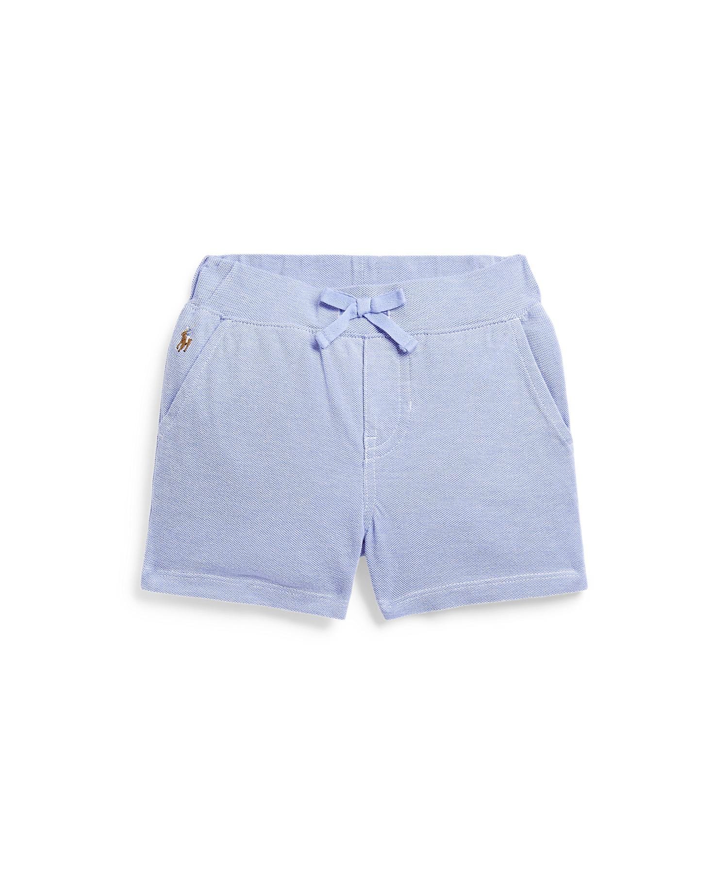 【SALE／50%OFF】POLO RALPH LAUREN (ベビー)ニット オックスフォード ショートパンツ ラルフローレン パンツ その他のパンツ ブルーのサムネイル