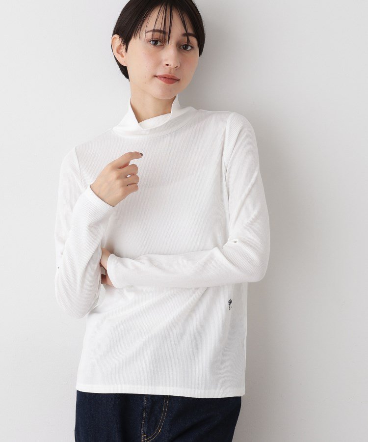 【SALE／10%OFF】Dessin 【吸湿発熱/抗菌防臭】ジンジャー混タートルネックプルオ-バー デッサン トッ..