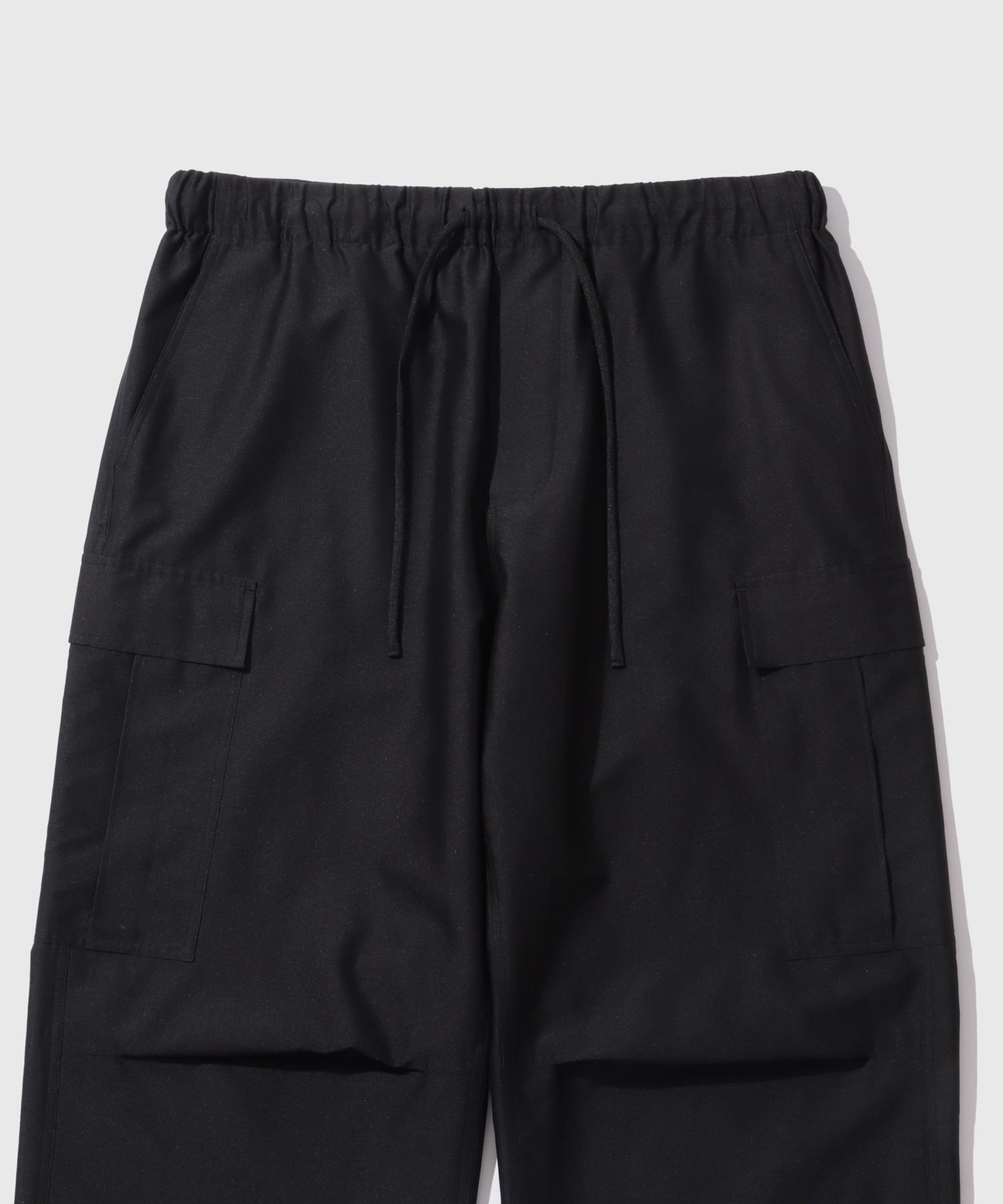 ADAM ET ROPE' HOMME 【ACT/アクト】LIGHT ワイド カーゴパンツ アダムエロペ パンツ カーゴパンツ ブラック グレー【送料無料】
