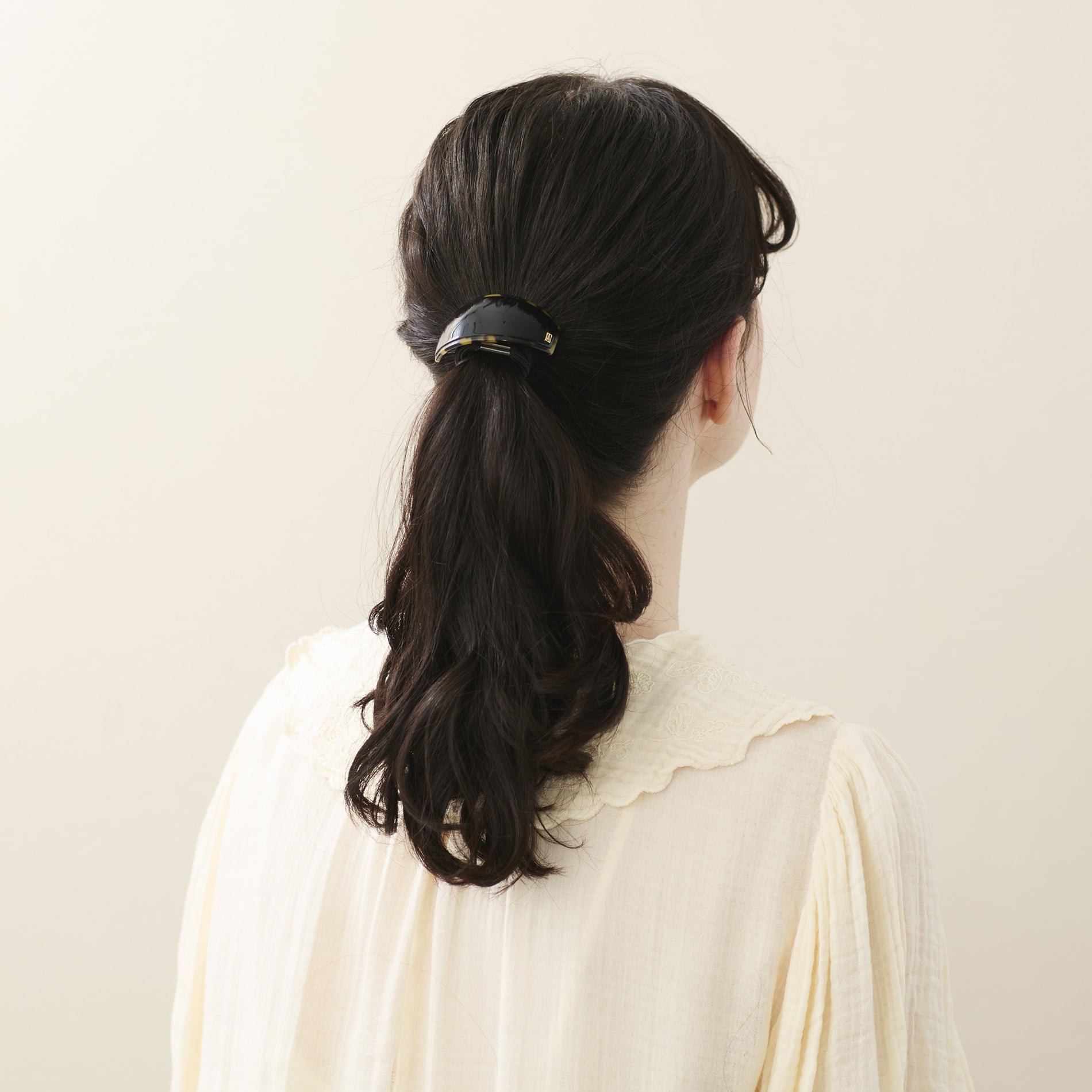 ALEXANDRE DE PARIS 【LISERAI】ポニー アレクサンドル ドゥ パリ ヘアアクセサリー ヘアゴム ブラック【送料無料】