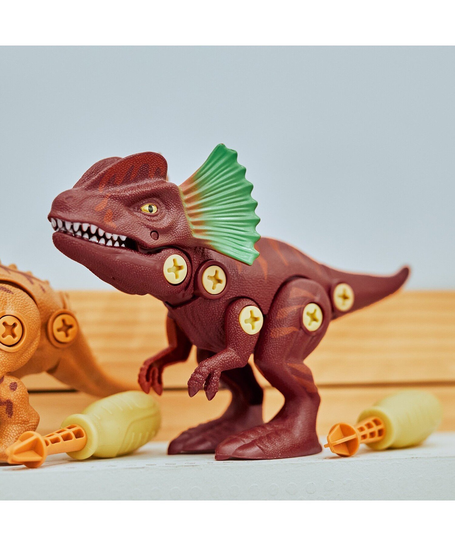 F.O.TOYBOX DIY TOY DINOS エフオーオンラインストア マタニティウェア・ベビー用品 その他のベビーグッズ ベージュ ブルー レッド グリーン 3