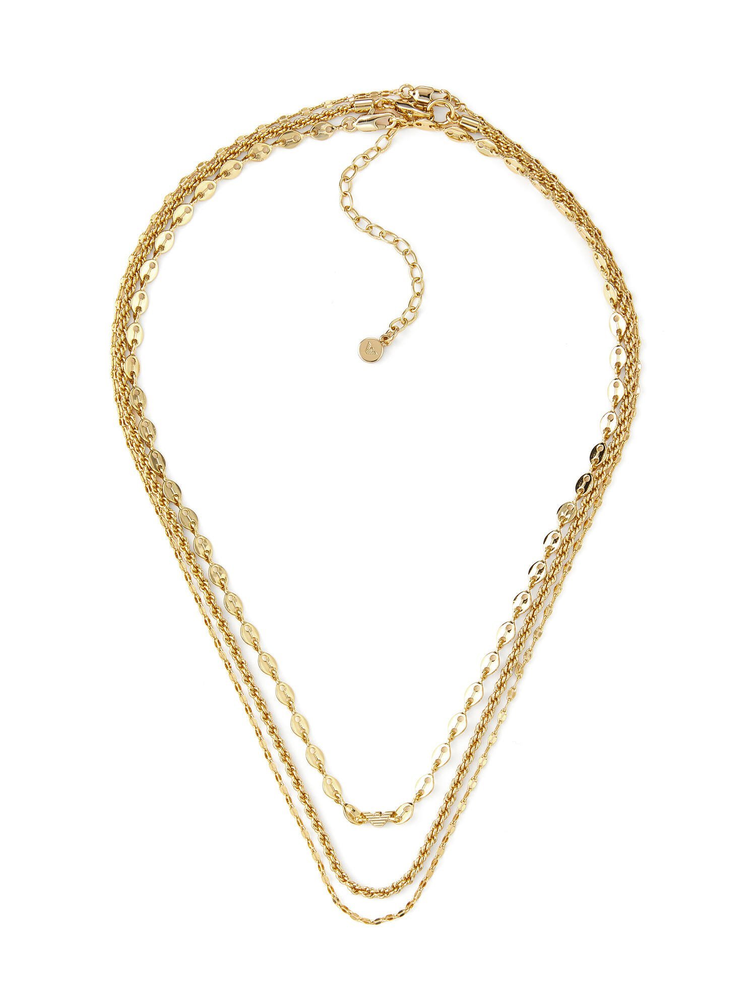 EMPORIO ARMANI Gold Tone Necklace EGS3111710 ウォッチステーションインターナショナル アクセサリー・腕時計 ネックレス ゴールド【送料無料】