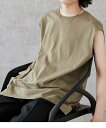 WEGO MEN'S スリーブレスコットンT ウィゴー トップス ノースリーブ・タンクトップ ホワイト カーキグリーン グレー ブラック