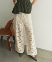 MAISON SPECIAL Mixed Lace Easy Pants メゾンスペシャル パンツ その他のパンツ ホワイト【送料無料】