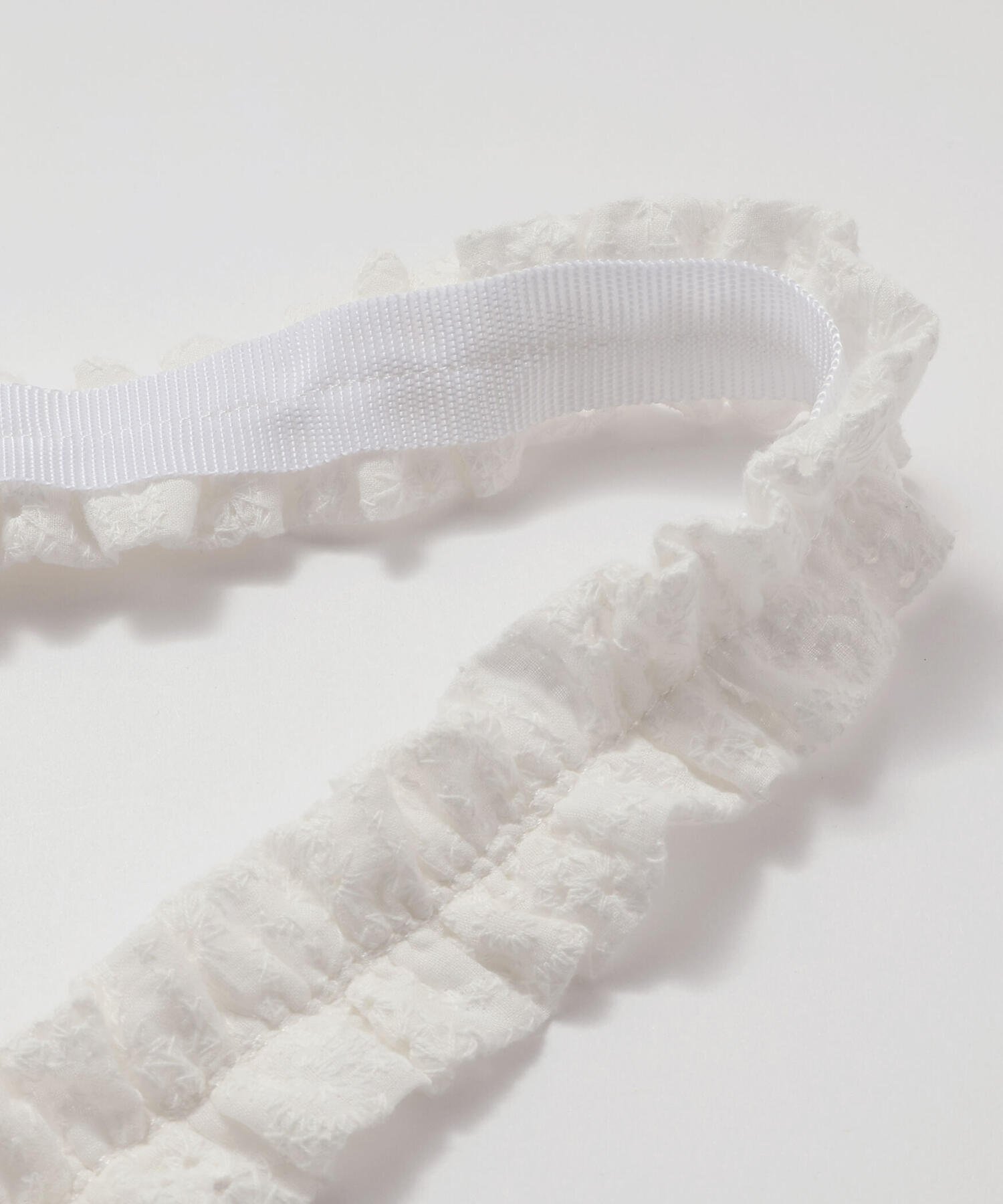 【SALE／50%OFF】BeBe Petits Pois Vert 【店舗限定】【お揃い】花綿フリルレース...