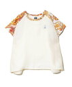 【SALE/30%OFF】go slow caravan 総柄切替ポンチョTEE (WOMENS) ゴースローキャラバン トップス パーカー・フーディー ネイビ...