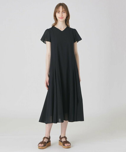 BLUE LABEL CRESTBRIDGE スパンシアーローンドレス ブルーレーベル / ブラックレーベル・クレストブリッジ ワンピース・ドレス ドレス ブラック ベージュ【送料無料】 BLUE LABEL CRESTBRIDGE スパンシアーローンドレス ブルーレーベル / ブラックレーベル・クレストブリッジ ワンピース・ドレス ドレス ブラック ベージュ【送料無料】