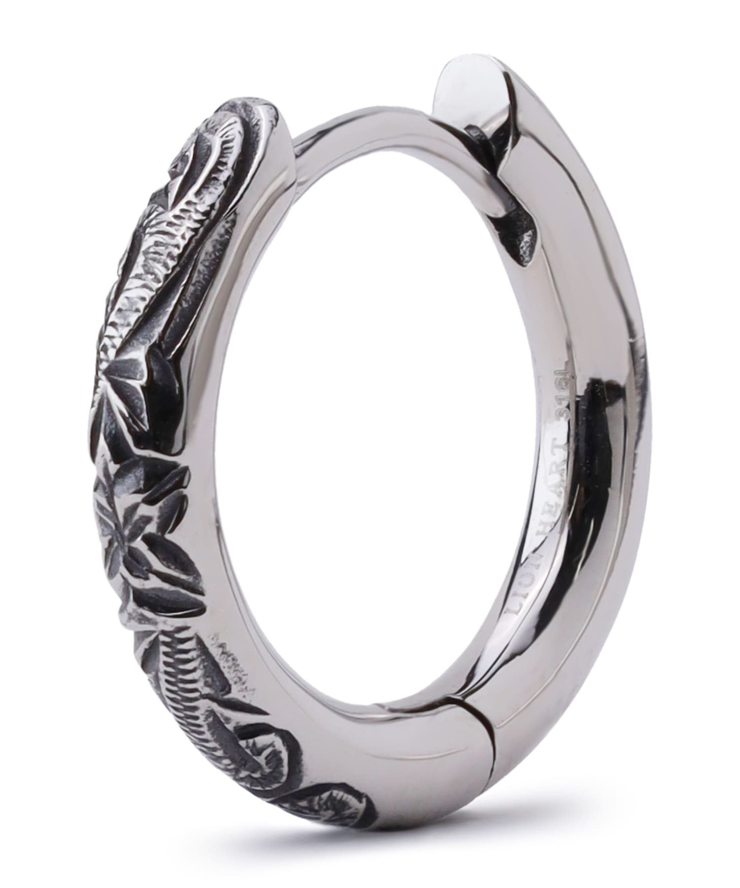 LION HEART HAWAIIANスプリットフープピアス/サージカルステンレス ライオンハート アクセサリー・腕時計 ピアス シルバー【送料無料】