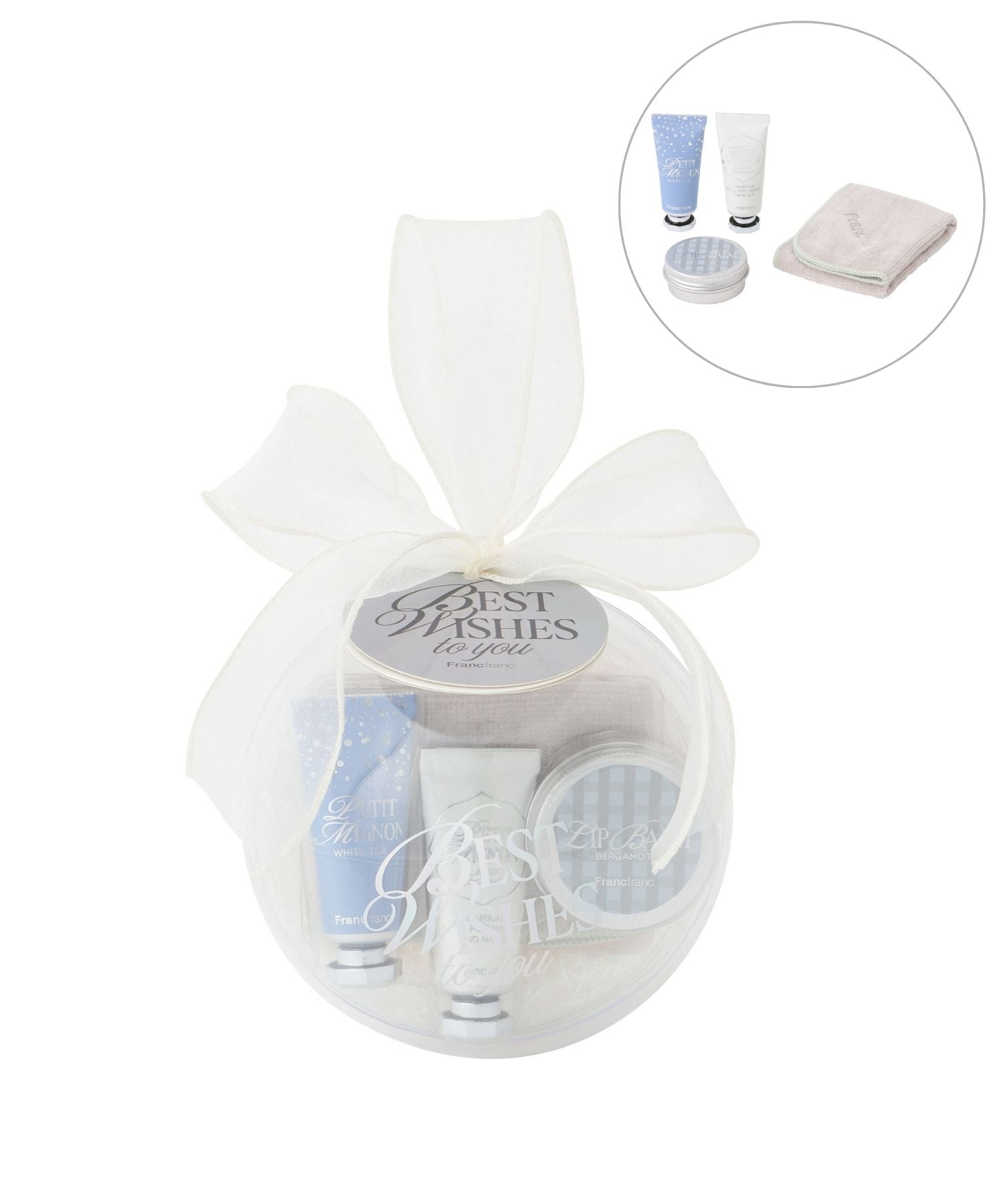 Francfranc プチミニョン タオルギフトセット 4個セット 女性 贈り物 プレゼント 送別 フランフラン コフレ・キット・セット コフレ・コスメキット・...