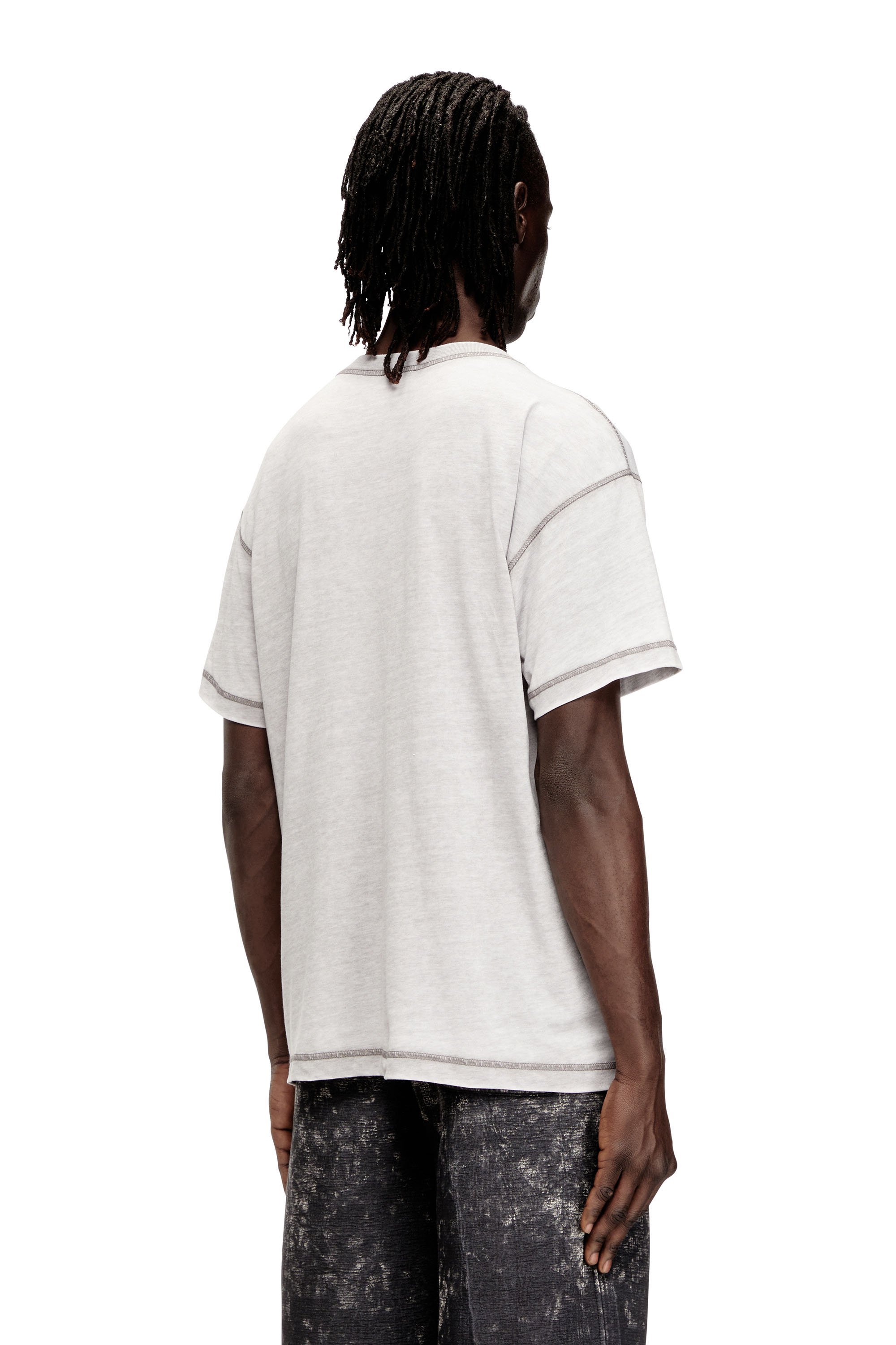 メンズ Tシャツ T-NORM-V6 ディーゼル トップス カットソー・Tシャツ グレー