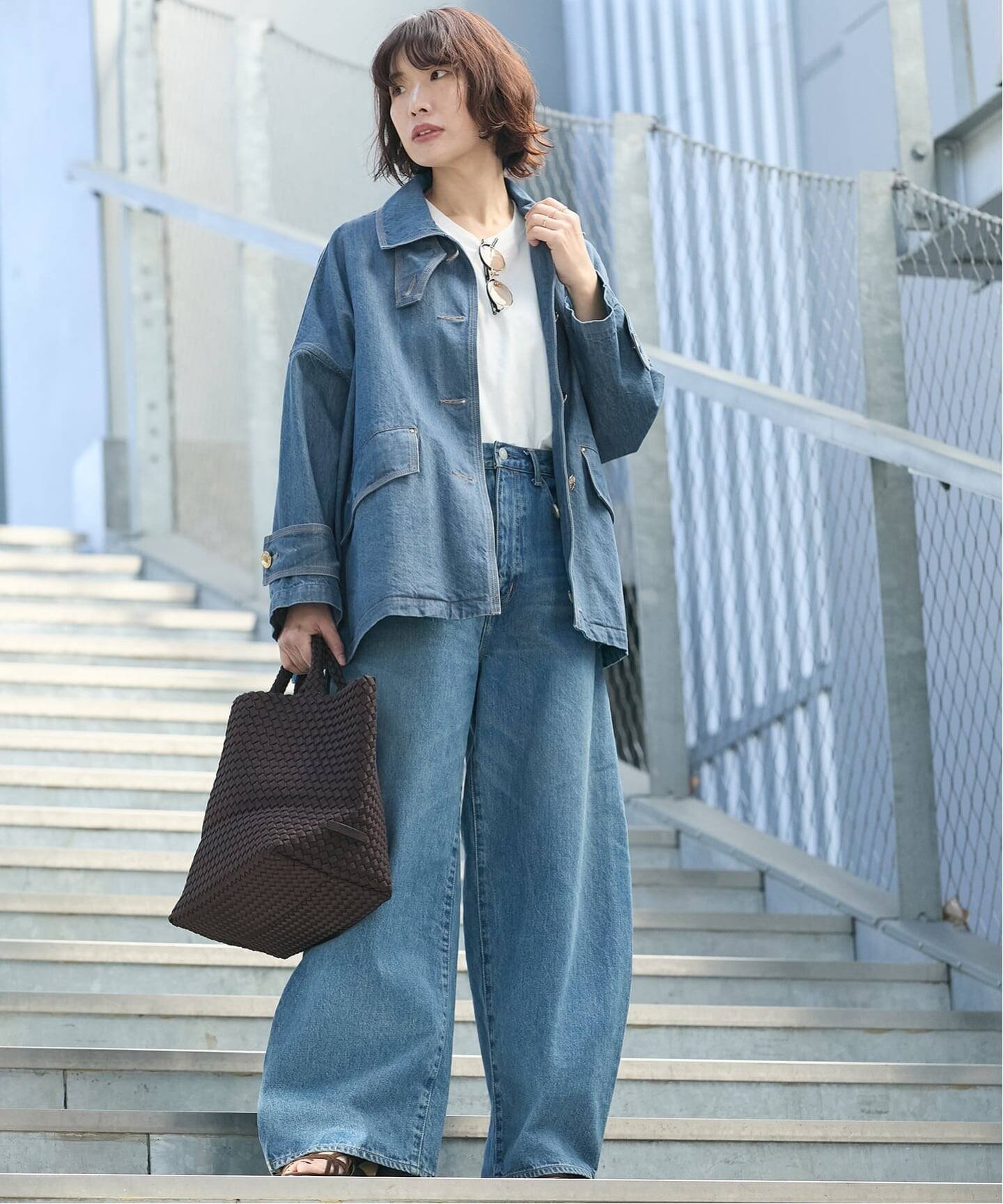 JOURNAL STANDARD L'ESSAGE 別注【MACKINTOSH/マッキントッシュ】HUMBIE DENIM JACKET MB:コート2 ジャーナルスタンダード レサージュ ジャケット・アウター ステンカラーコート ブルー【送料無料】