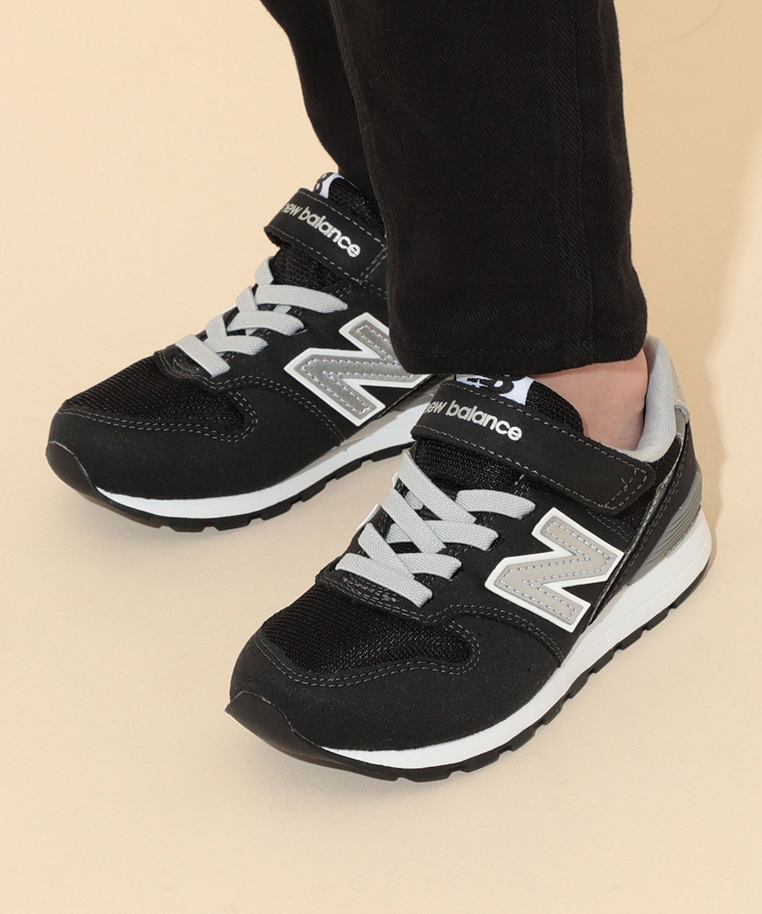 こども ビームス NEW BALANCE / YV996 21(17~24cm) コドモ ビームス シューズ スニーカー/スリッポン ネイビー ベージュ ブラック【送料無料】