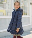組曲 KIDS 【150-170cm】ロング ダウンコート クミキョク ジャケット・アウター ダウンジャケット・ダウンベスト パープル ネイビー【送料無料】
