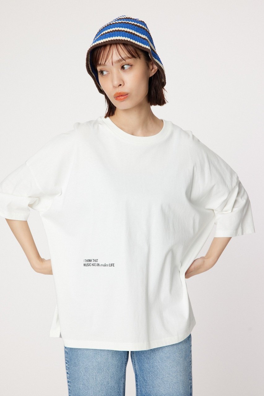 楽天Rakuten FashionRODEO CROWNS WIDE BOWL MUSIC OMNIBUS Tシャツ ロデオクラウンズワイドボウル トップス カットソー・Tシャツ ホワイト ブラック カーキ【送料無料】