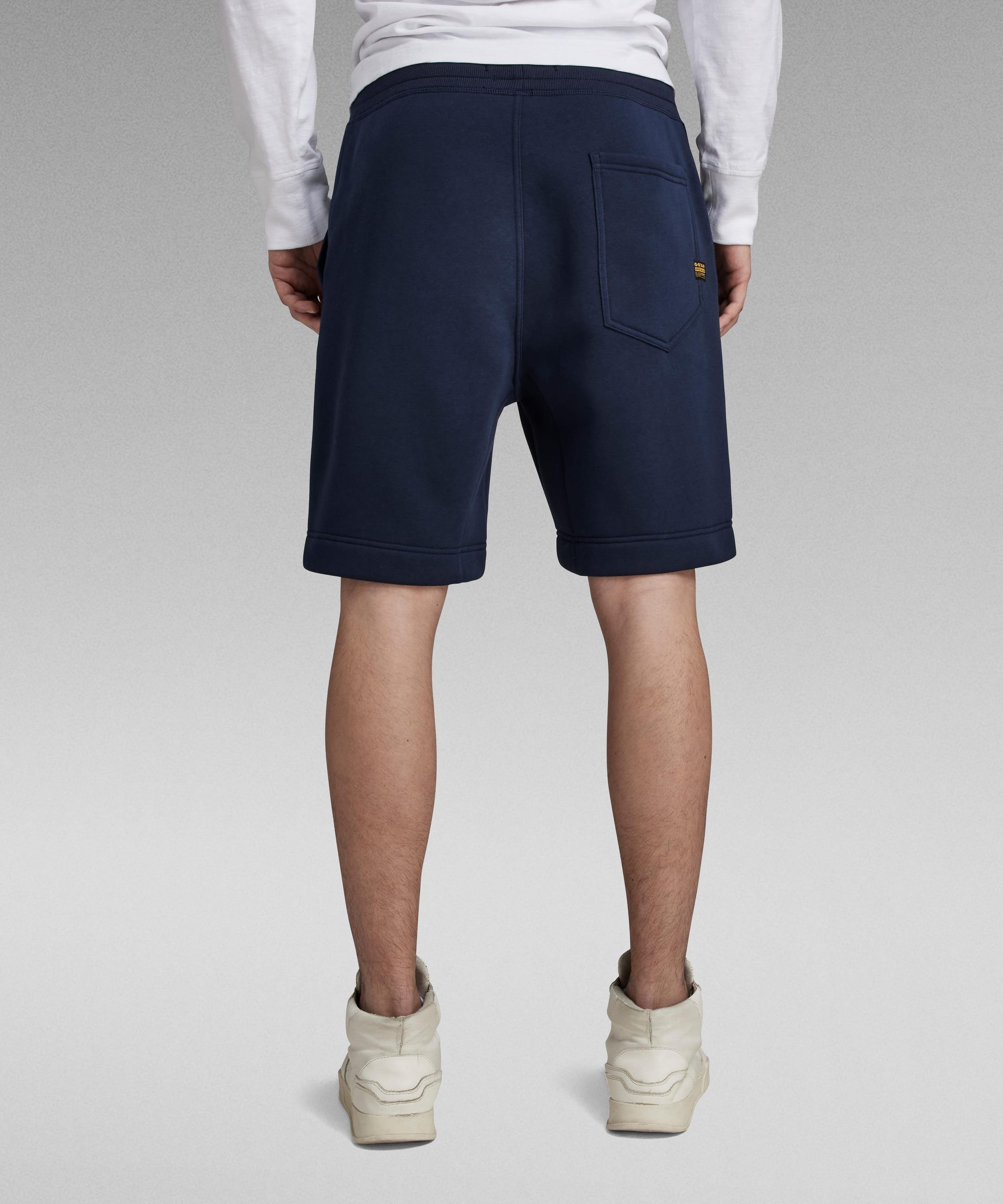 【公式ショップ】PREMIUM CORE SWEAT SHORTS/ワンポイントスウェットショートパンツ ジースターロゥ パンツ ジャージ・スウェットパンツ ネイビー