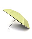 SHIPS Colors a.s.s.a:HEATDOWNPARASOL(R)折りたたみ傘 (晴雨兼用・親骨55cm)◇ シップス ファッション雑貨 折りたたみ傘 イエロー ベージュ ピンク