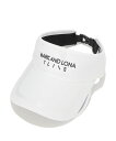 MARK & LONA Solar Slide Crown Visor | MEN and WOMEN マークアンドロナ 帽子 サンバイザー ホワイト【送料無料...