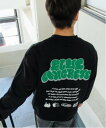 【SALE/50%OFF】GLAZOS 【大人向けサイズあり】【速乾・毛玉になりにくい】バックグラフィティビッグトレーナー ナルミヤオンライン トップス スウェ...