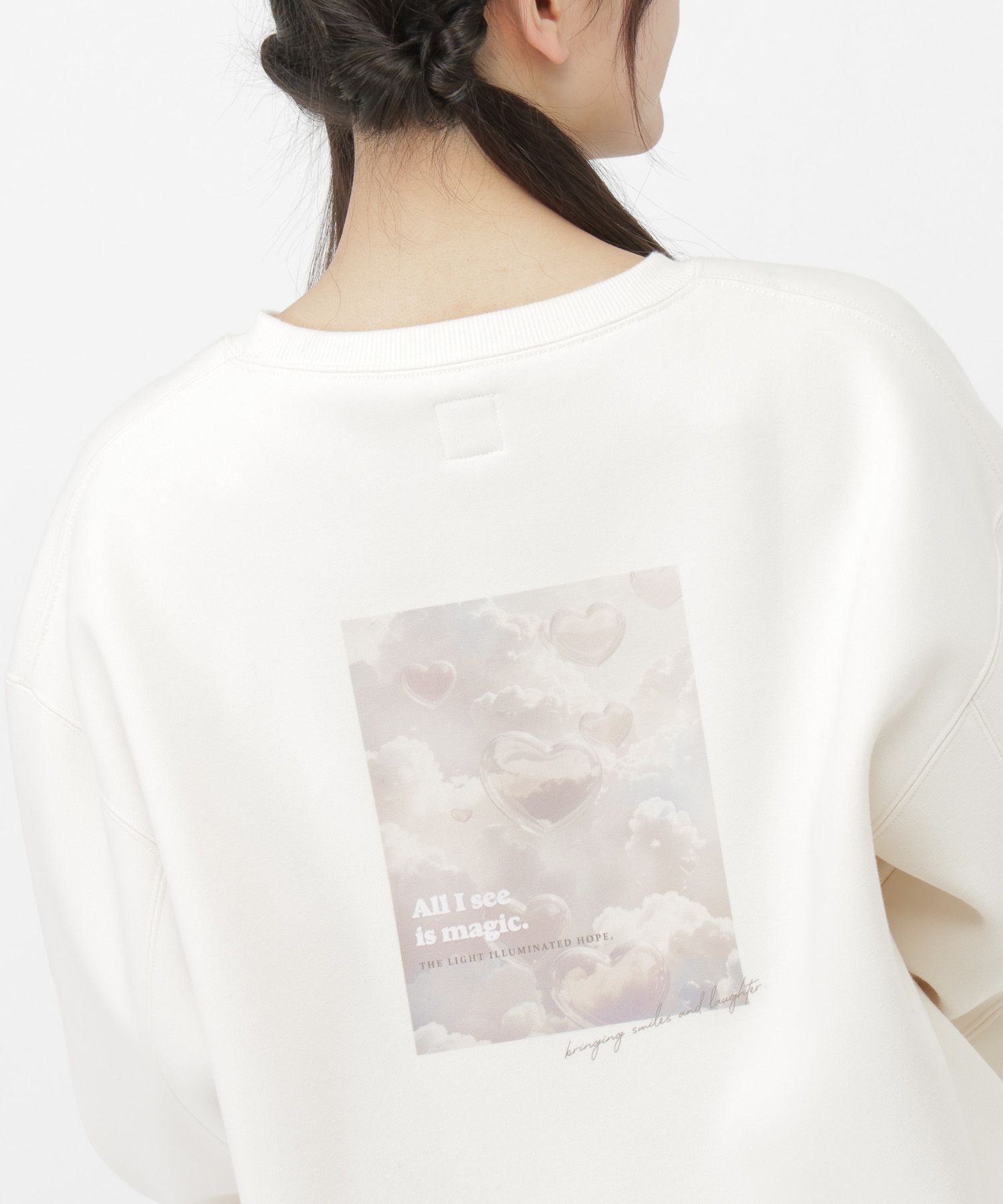 【SALE／10%OFF】GLOBAL WORK GIRLグラフィック裏起毛スウェット/AND YUA ANY/599712 グローバルワーク..