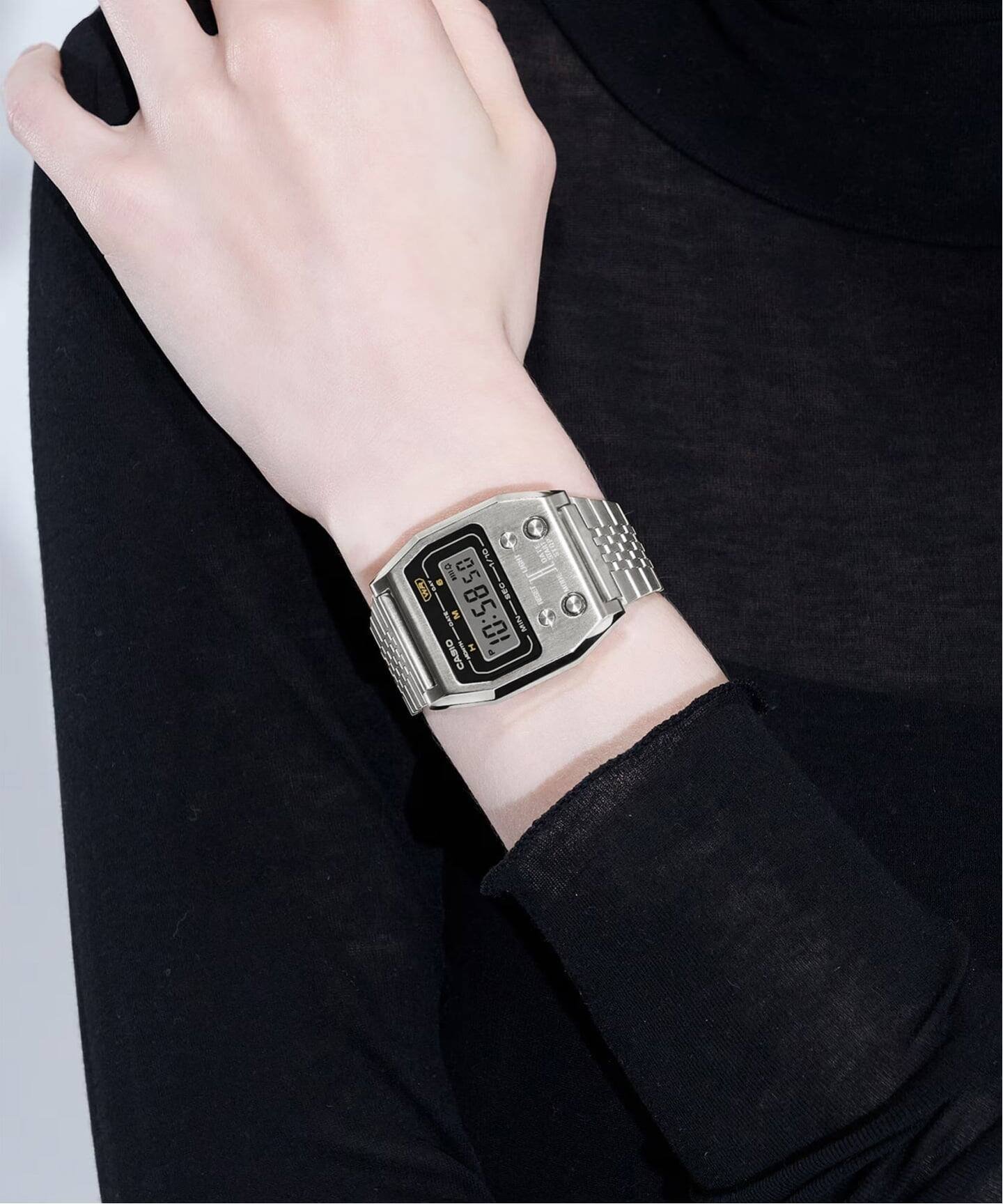 HIROB Web限定 CASIO PREMIUM A1100D-1JF ヒロブ アクセサリー・腕時計 腕時計【送料無料】
