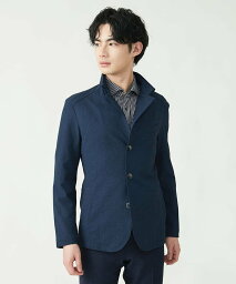 ミッシェルクランオム 洋服（メンズ） 【SALE／50%OFF】MK MICHEL KLEIN homme 【DOT AIR】 2WAYメッシュジャケット ミッシェルクランオム ジャケット・アウター テーラードジャケット・ブレザー ネイビー ブルー【送料無料】