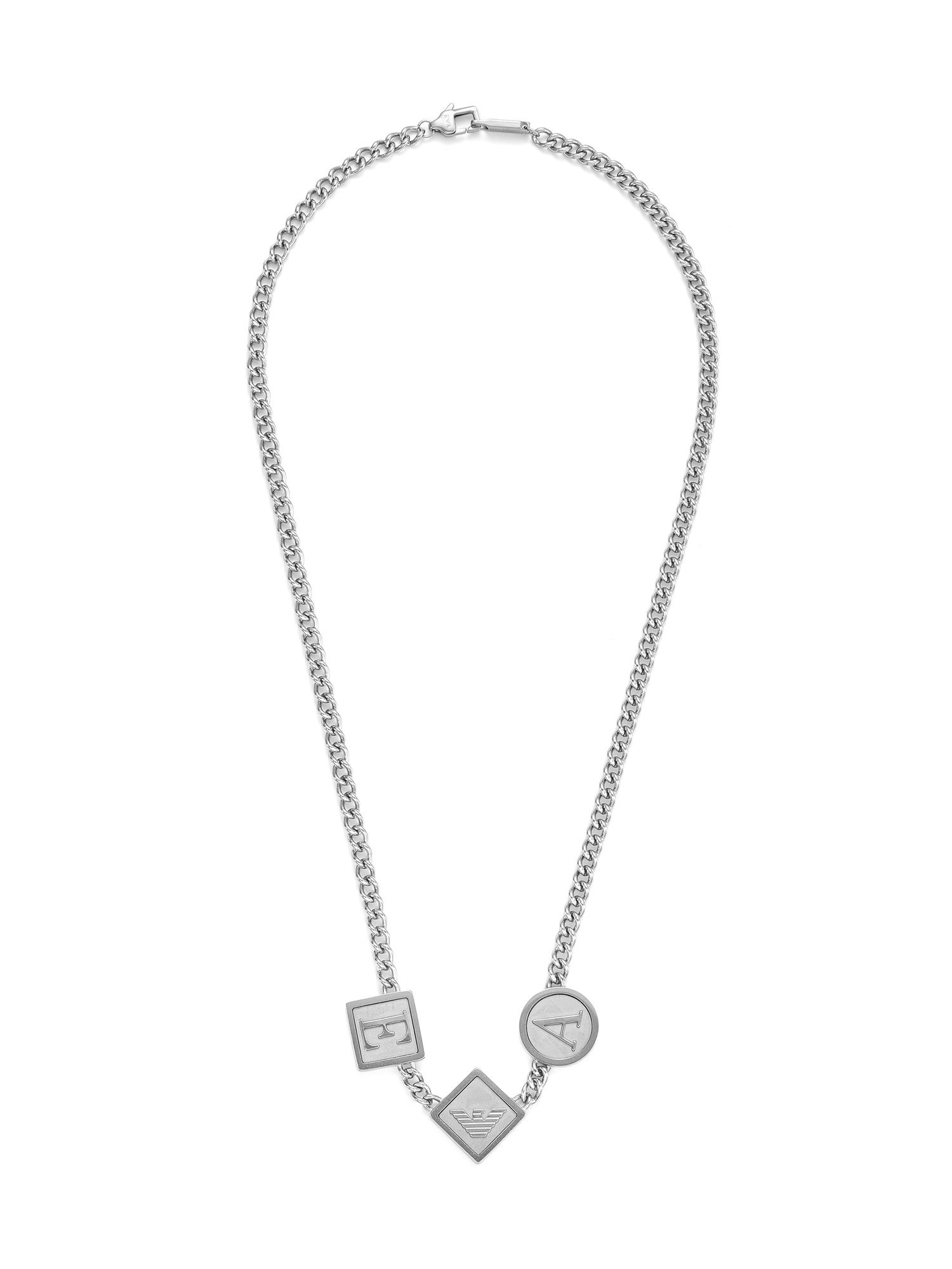 アルマーニ EMPORIO ARMANI Silver Tone Necklace EGS3070040 ウォッチステーションインターナショナル アクセサリー・腕時計 ネックレス シルバー【送料無料】