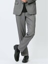 【SALE/31%OFF】TAKA-Q 【24AW】 クロスストレッチ スリムフィット ノータックスラックス バーズアイモノトーン(セットアップ可能) タカキュー スーツ・フォーマル スーツパンツ【送料無料】(4)