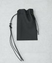 NANO universe ITTI/別注 HERRIE KINCHAKU POUCH CHARM ナノユニバース バッグ その他のバッグ ブラック【送料無料】