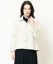【SALE/50%OFF】CHRISTIAN AUJARD(小さいサイズ) ミックスツイードニットジャケット メゾンドゥサンク スーツ・フォーマル スーツジャケ...