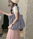 【SALE/10%OFF】aimoha - select - 【B.A.G.】シャーリングショルダートートバッグ アイモハ バッグ トートバッグ レッド グレー...