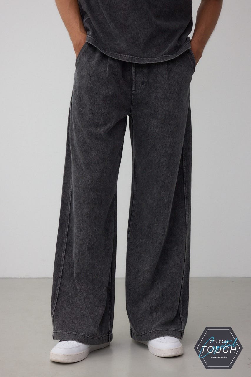 AZUL BY MOUSSY C/Tフェードデニムワイド