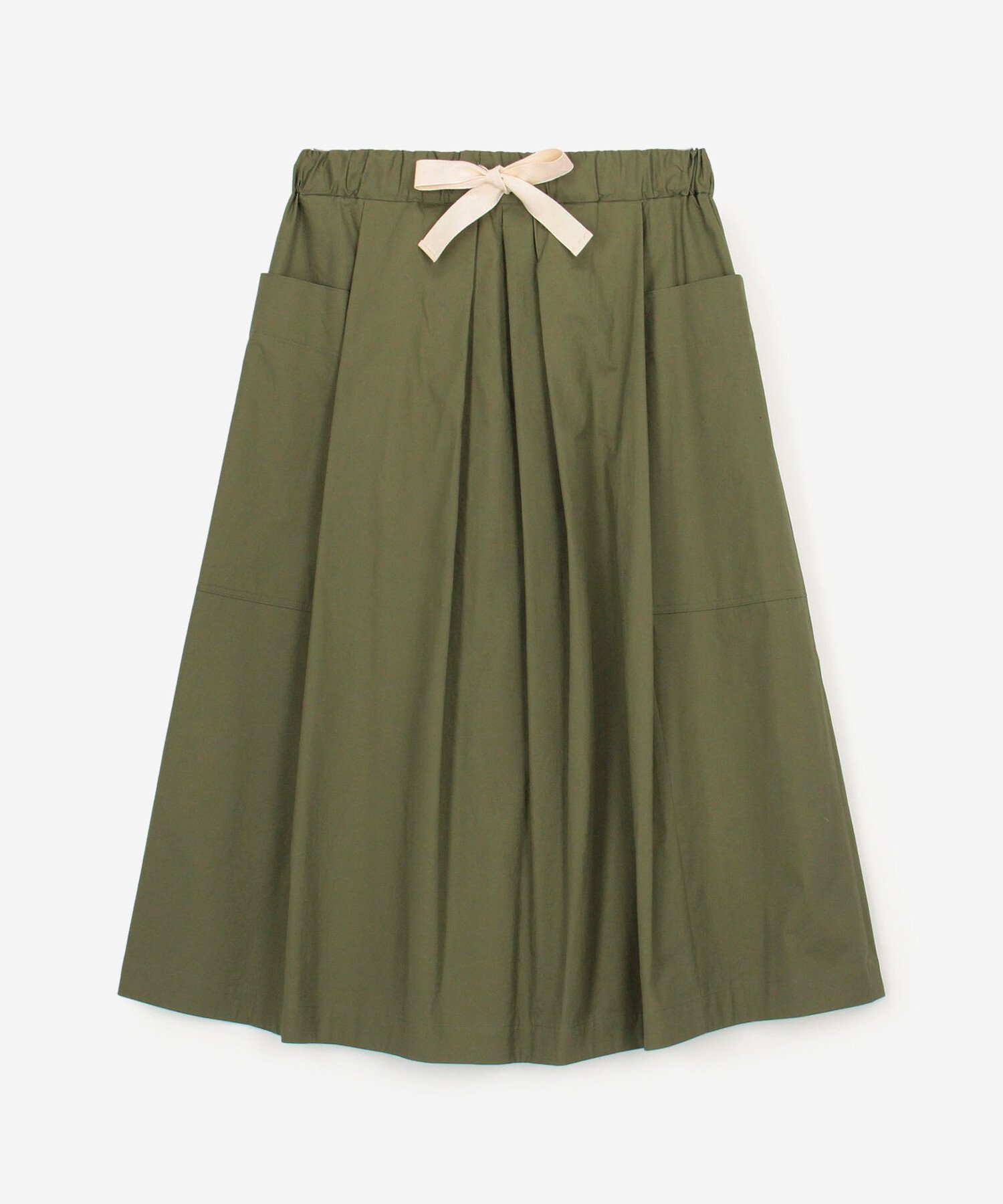 Bshop nicholson & nicholson ｜ ＜別注＞コットンツイル タックスカート WOMEN ビショップ スカート その他のスカート グリーン【送料無料】