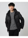 【SALE/60%OFF】TAKEO KIKUCHI 【Sサイズ~】コンビフードダウンジャケット タケオキクチ コート/ジャケット ダウンジャケット ブラック ブラウン ネイビー【送料無料】