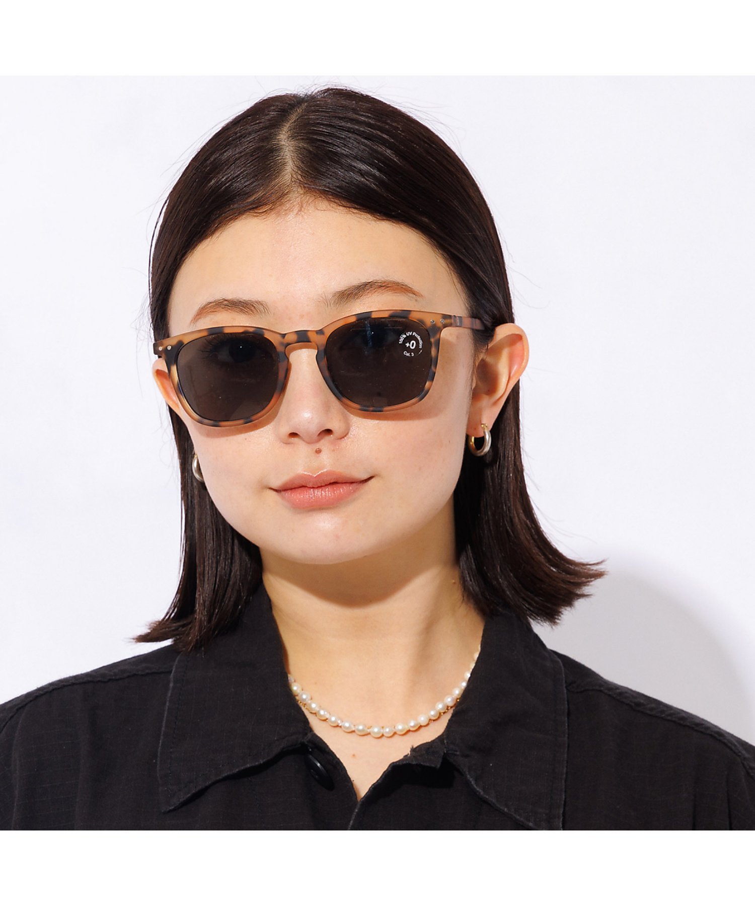 Rouge vif la cle 【IZIPIZI】サングラス / UVカット / ウェリントン / #E ルージュ・ヴィフ ラクレ フ..