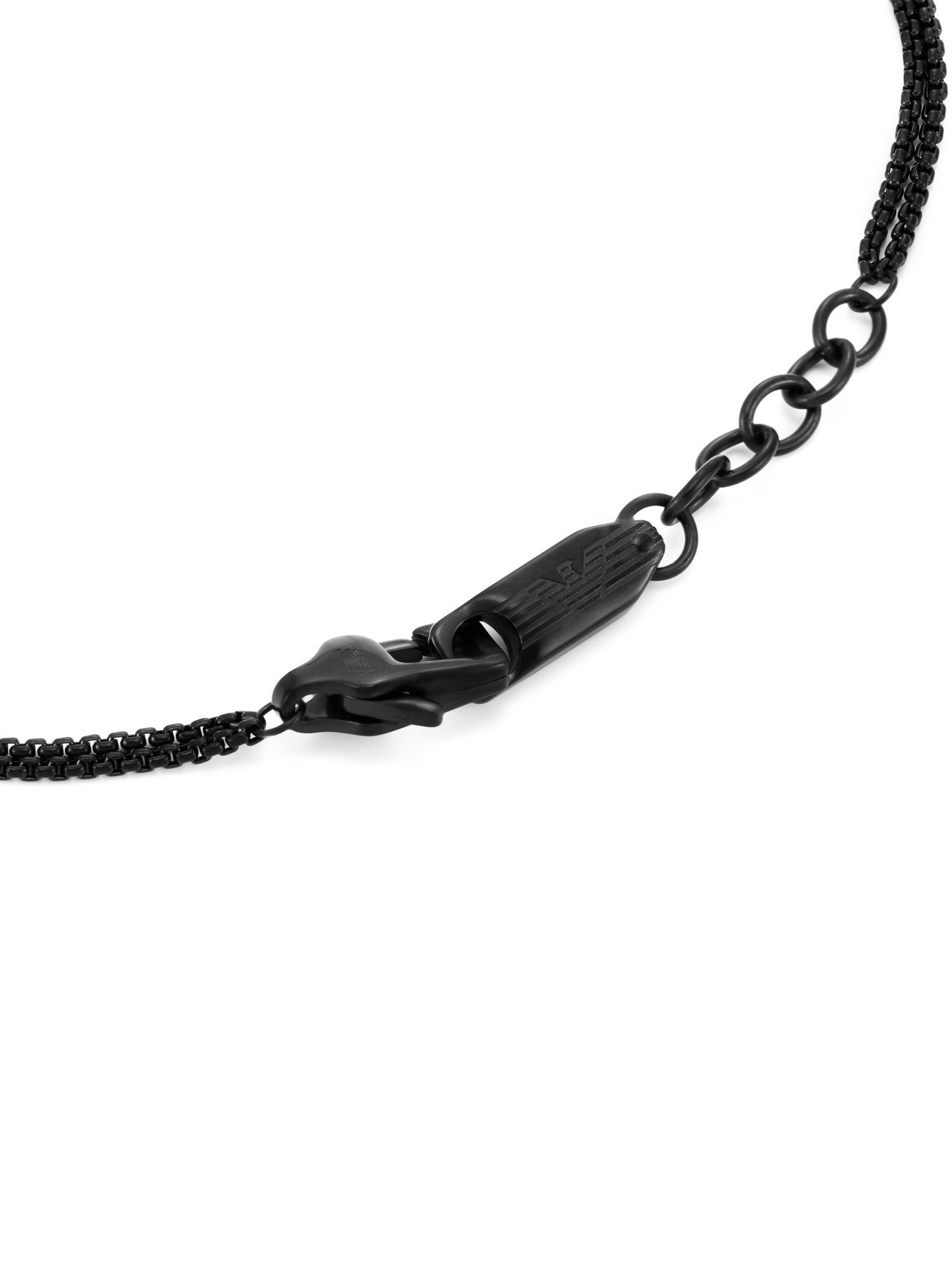 EMPORIO ARMANI エンポリオ・アルマーニ アクセサリー メンズ ブレスレット EGS3173001 ウォッチステーションインターナショナル アクセサリー・腕時計 ブレスレット・バングル ブラック【送料無料】