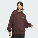 【SALE/40%OFF】adidas 【公式】アディダス adidas カレッジ ルーズフィット フレンチテリーパーカー アディダス トップス パーカー・フーディー ブラウン【送料無料】