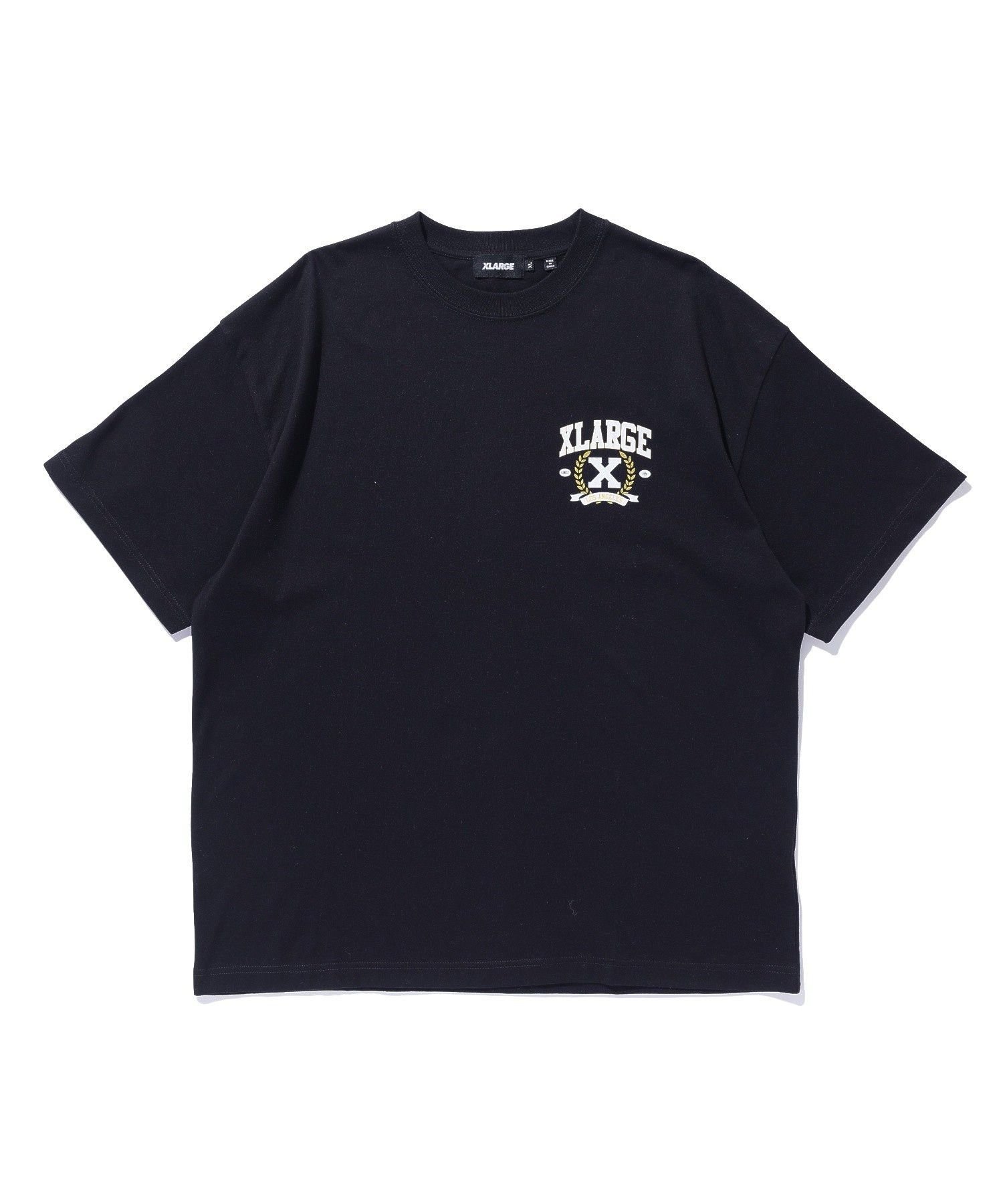 XLARGE COLLEGE LOGO S/S TEE エクストララージ トップス カットソー・Tシャツ ホワイト グレー ブラック【送料無料】