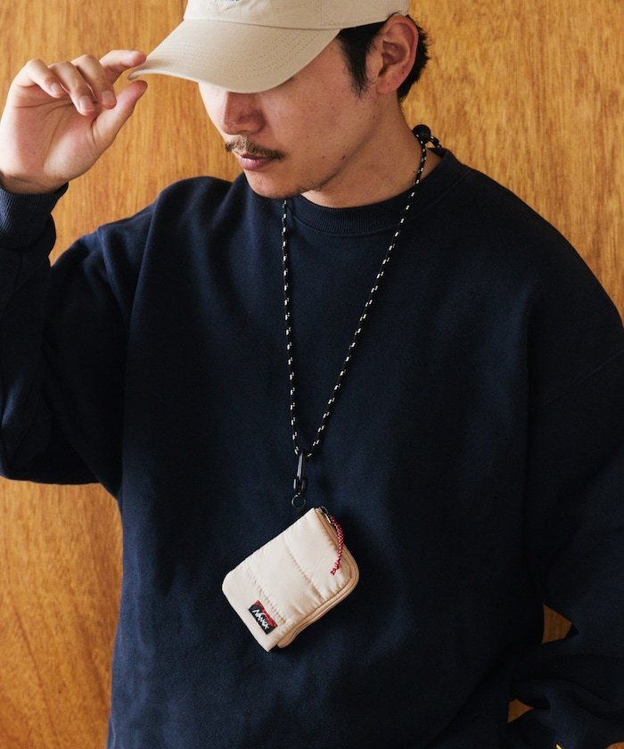 NANGA 別注 COIN CASE 25AW フリークスストア 財布・ポーチ・ケース コインケース・小銭入れ・札入れ ベージュ ネイビー