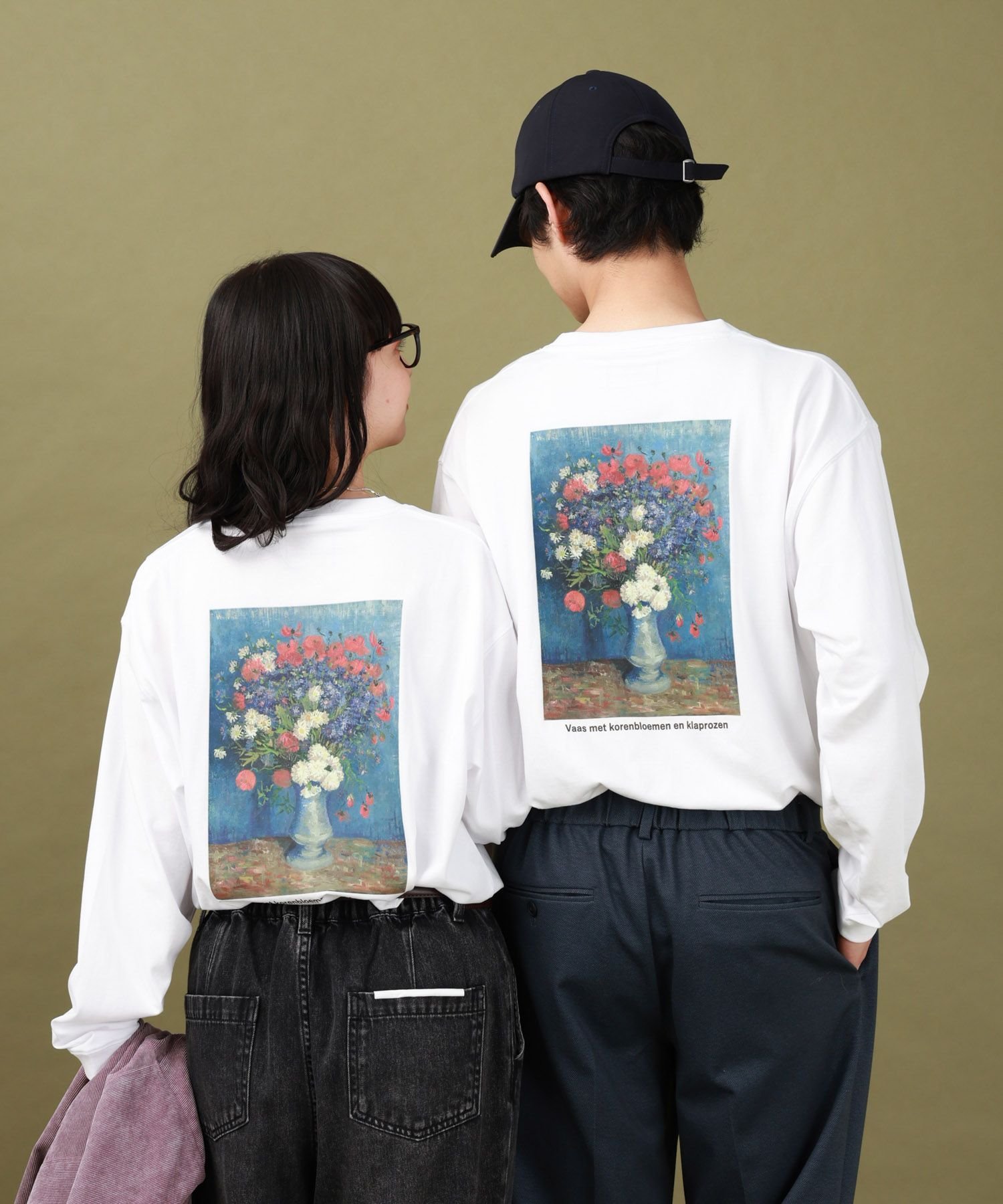 【SALE／50%OFF】GLOBAL WORK ATELIER GLOBAL WORK/長袖Tシャツ/591533 グローバルワーク トップス カットソー・Tシャツ ホワイト ブラック stylife-15286897 Rakuten Fashion サンプル画像2