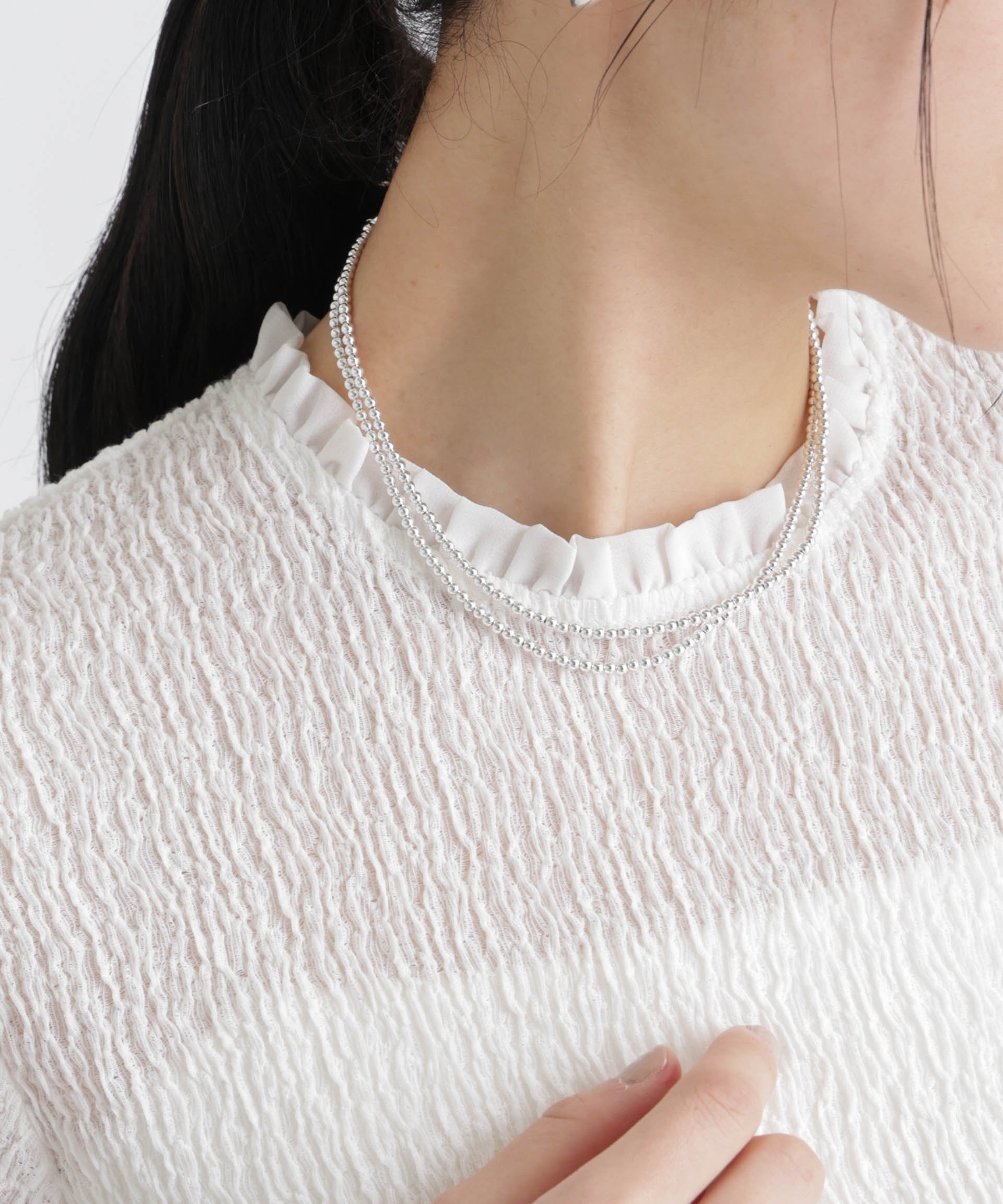 【SALE／30%OFF】NANO universe メタルボールラリエットネックレス ナノユニバース アクセサリー・腕時計 ネックレス シルバー【送料無料】 stylife-15613362 Rakuten Fashion サンプル画像2