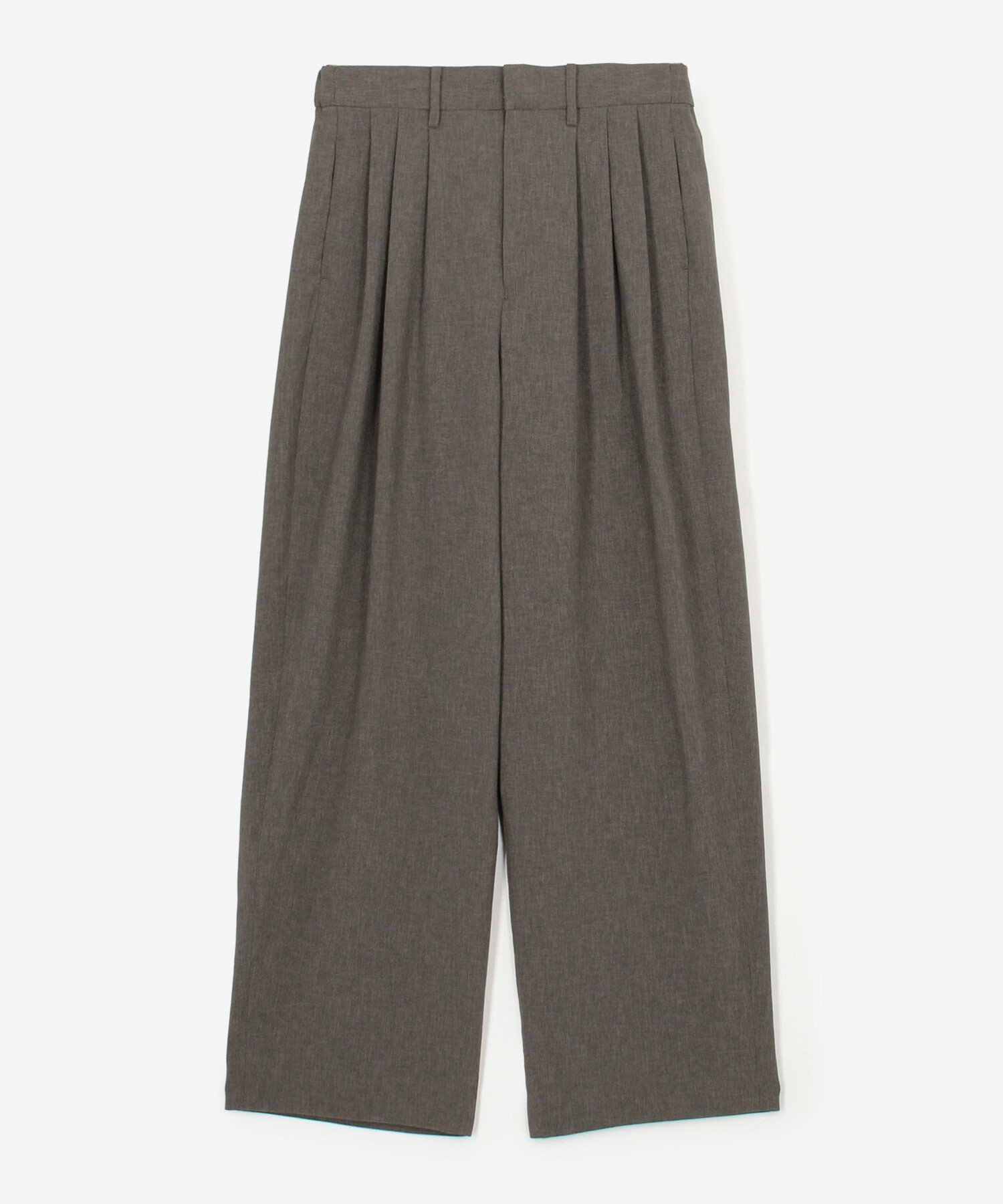 Bshop MORRIS & SONS ｜ 3タック ワイドパンツ WOMEN ビショップ パンツ その他のパンツ ブラック ベージュ