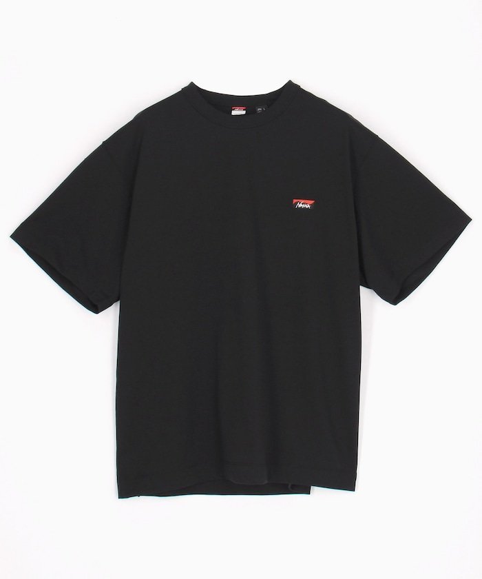 エコ ハイブリッド ボックスロゴ Tシャツ フリークスストア トップス カットソー・Tシャツ ブラック ネイビー ホワイト グレー