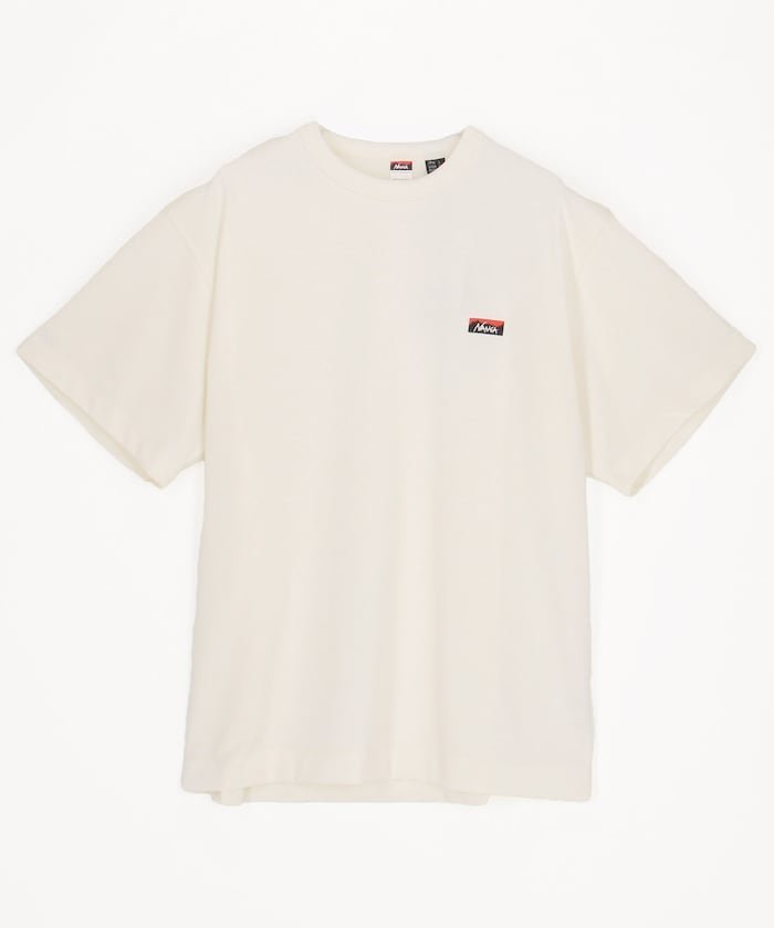 【SALE／10%OFF】NANGA エコ ハイブリッド ボックスロゴ Tシャツ フリークスストア トップス カットソー・Tシャツ ブラック ネイビー ホワイト グレー【送料無料】