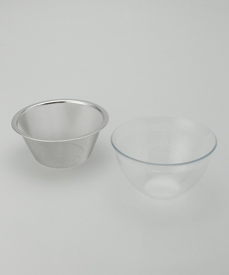 212 KITCHEN STORE ガラスのようなボウル ステンレスザル平縁20cm ＜365methods サンロクゴメソッド＞ トゥーワントゥーキッチンストア 食器 調理器具 キッチン用品 その他の食器 調理器具 キッチン用品