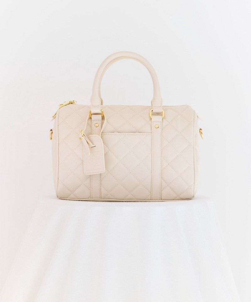 ROYAL PARTY 【公式通販限定カラーあり】キルティングボストンミニBAG ロイヤルパーティー バッグ ボストンバッグ ホワイト ブラウン ブラック【送料無料】