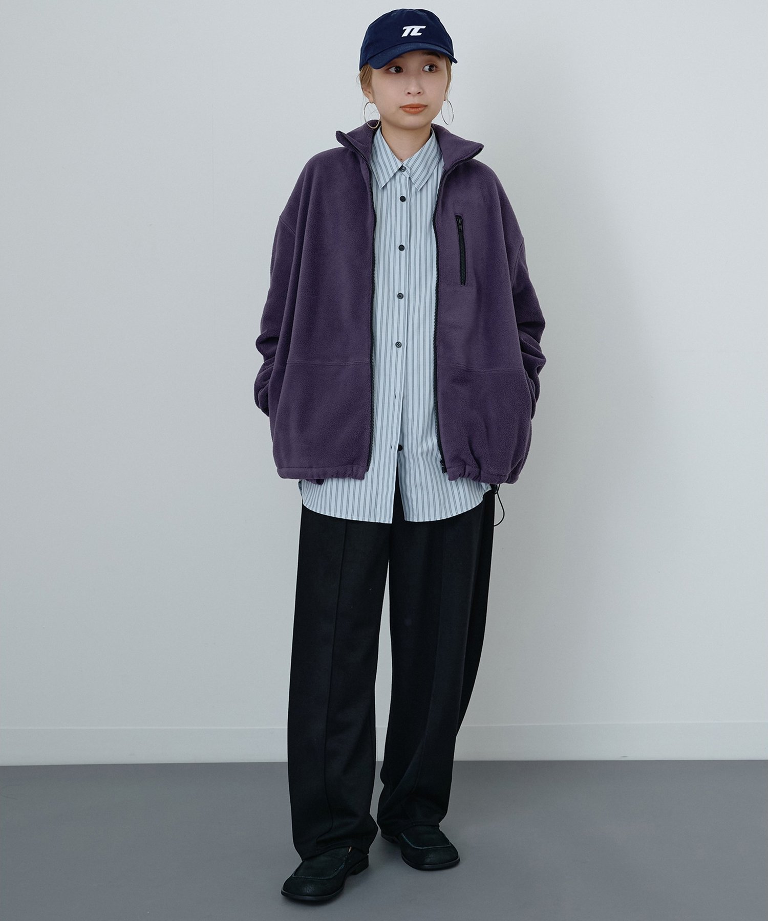 Whim Gazette ＜WEB限定＞【Nuition】ニュアンスカーブダンボールパンツ ウィム ガゼット パンツ その他のパンツ ブラック