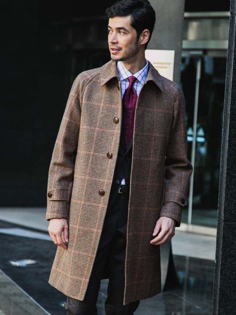 Tweed Raglan Coat 3125-199-0527